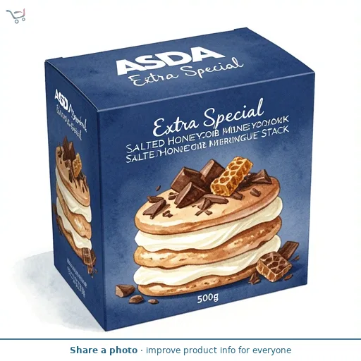 ASDA Extra Special Extra Special Salted Honeycomb Meringue Stack 500g