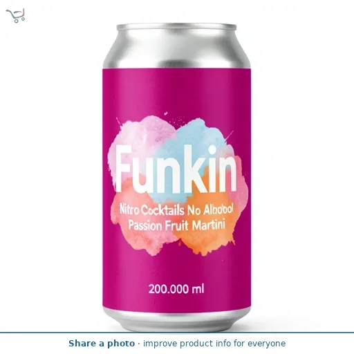 Funkin Nitro Cocktails No Alcohol Passion Fruit Martini