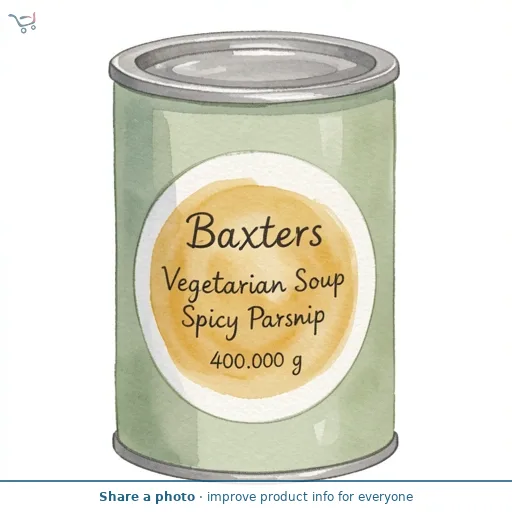 Baxters Vegetarian Soup Spicy Parsnip