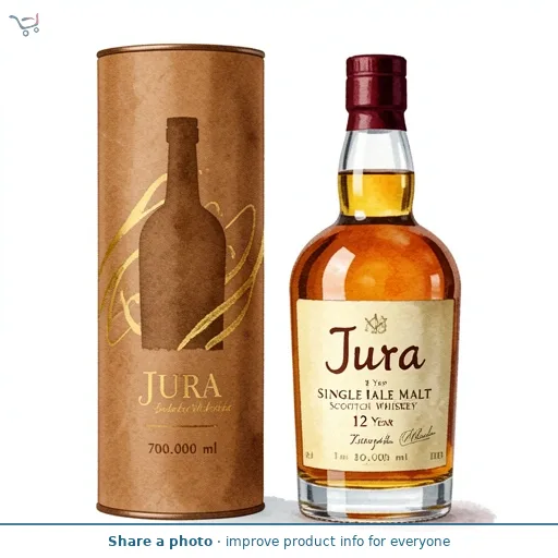 Jura 12 Year Single Malt Scotch Whiskey  70cl