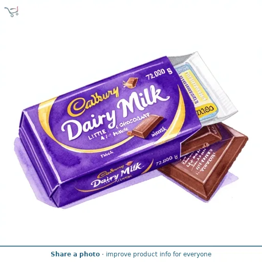 Cadbury Dairy Milk Little Bar Chocolate 4 Pack Multipack