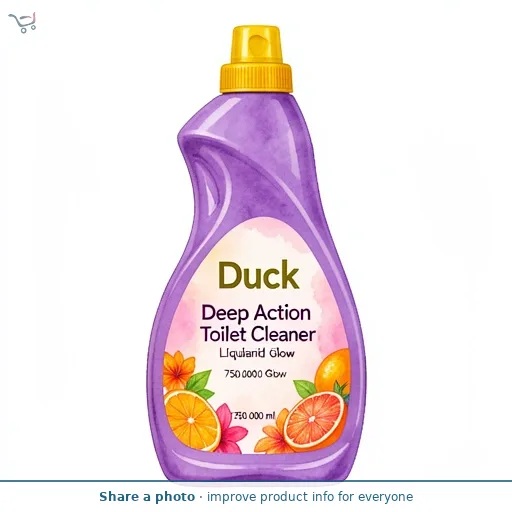 Duck Deep Action Toilet Cleaner Liquid Mandarin Glow 750ml