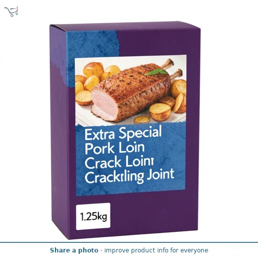 ASDA Extra Special Extra Special Pork Loin Crackling Joint 1.25kg