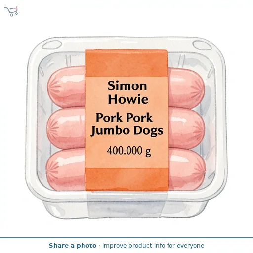 Simon Howie Pork Jumbo Dogs 400g