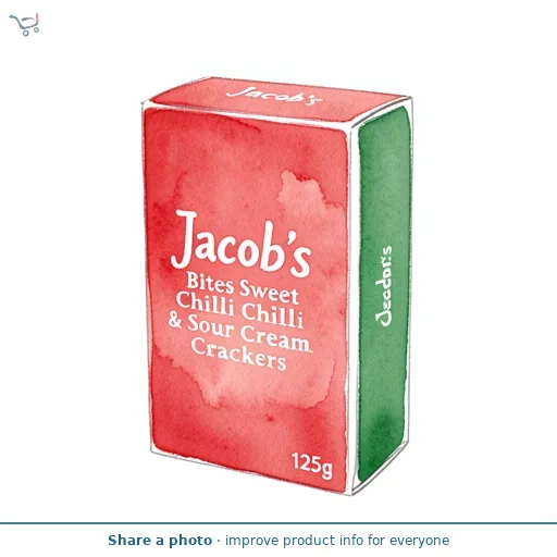Jacob's Bites Sweet Chilli & Sour Cream Crackers 125g