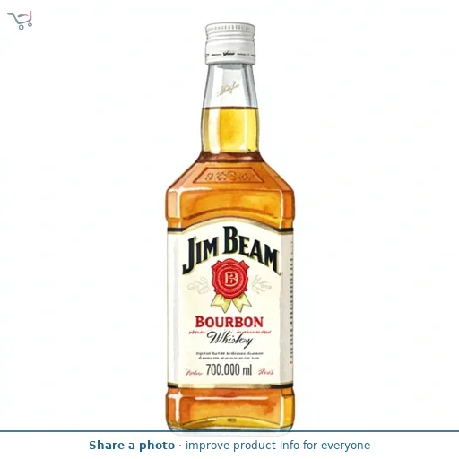 Jim Beam Kentucky Straight Bourbon Whiskey 70cl.