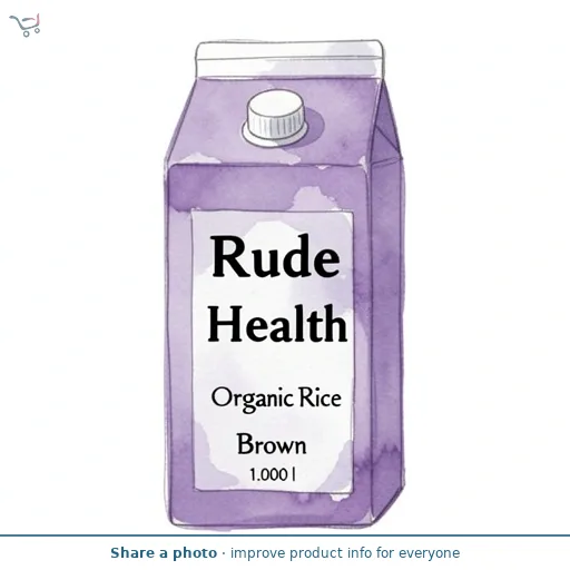Rude Health Organic Brown Rice 1L