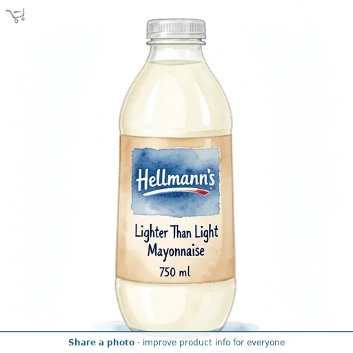 Hellmann's Lighter Than Light Mayonnaise 750ml