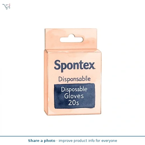 Spontex Disposable Gloves 20s