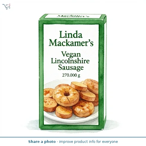 Linda McCartney's Vegan Lincolnshire Sausage 