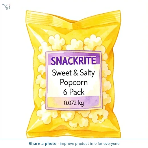 Sweet & Salty Popcorn 6 Pack