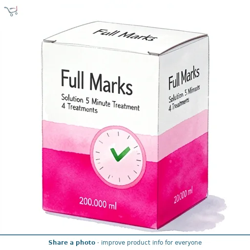 Full Marks Solution 5 Minute Treatment 4 Treatments