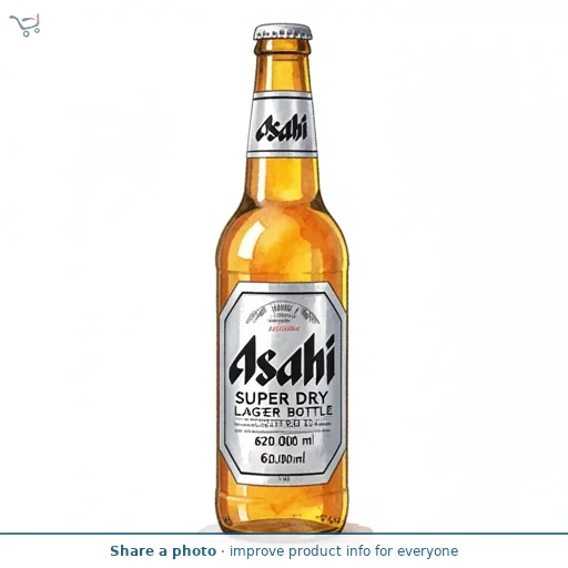 Asahi Super Dry Beer 620ml Bottle
