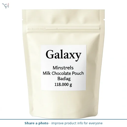 Galaxy Minstrels Milk Chocolate Pouch Bag   118g