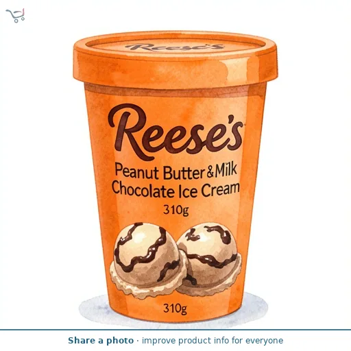 Reese's Peanut Butter & Milk Chocolate Ice Cream 460ml