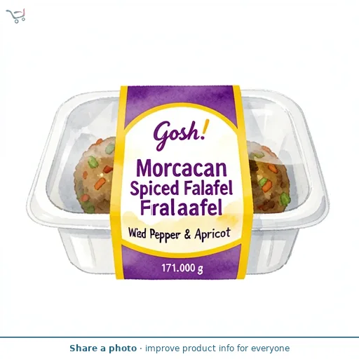 Gosh! Moroccan Spiced Falafel With Red Pepper & Apricot