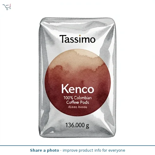 Tassimo Kenco 100% Colombian Coffee Pods