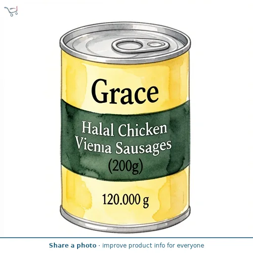 Grace Halal Chicken Vienna Sausages (200g)