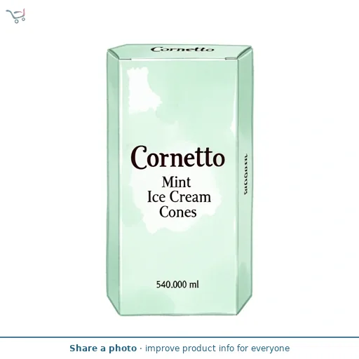 Cornetto Mint Ice Cream Cones