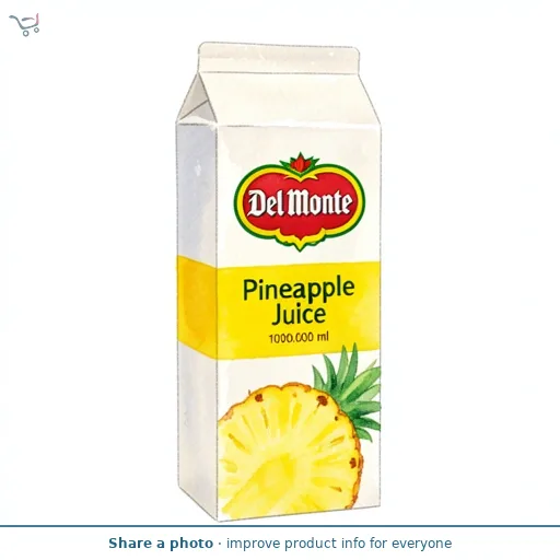 Del Monte Pineapple Juice 1L