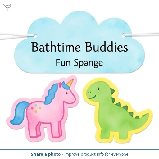 Bathtime Buddies Fun Sponge
