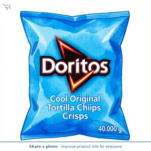 Doritos Cool Original Tortilla Chips Crisps 40g