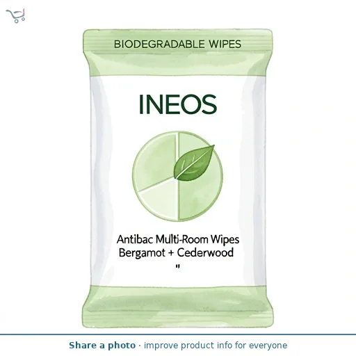 Ineos Antibac Multi-Room Surface cleaning Wipes Bergamot + Cedarwood
