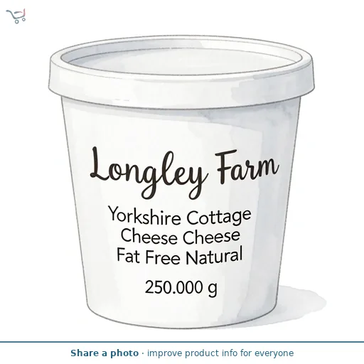 Longley Farm Yorkshire Cottage Cheese Fat Free Natural