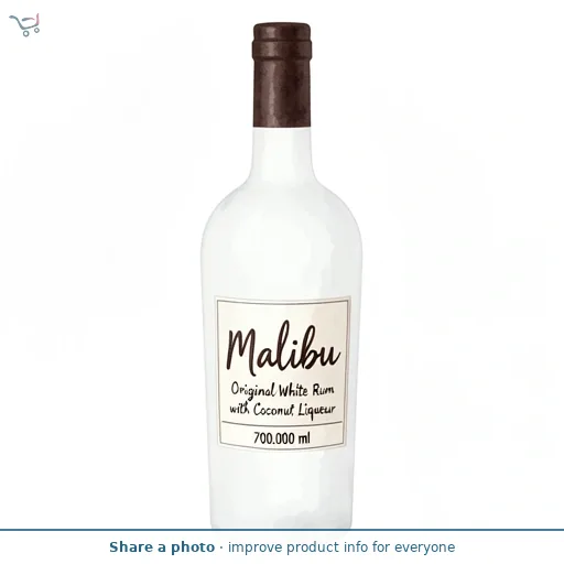 Malibu Original White Rum with Coconut Flavour 70cl