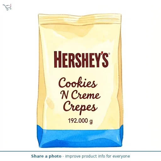 Hershey's Cookies N Creme Crepes