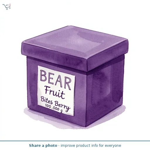 Bear Fruit Bites Berry 5X20G