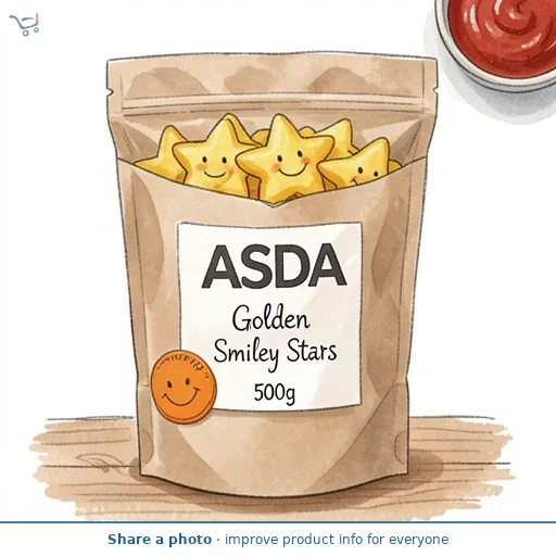 ASDA Golden Smiley Stars 500g