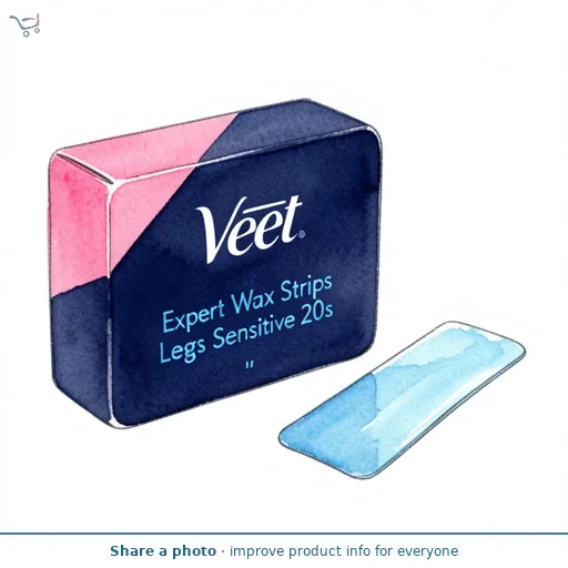 Veet Expert Wax Strips Legs Sensitive 20s