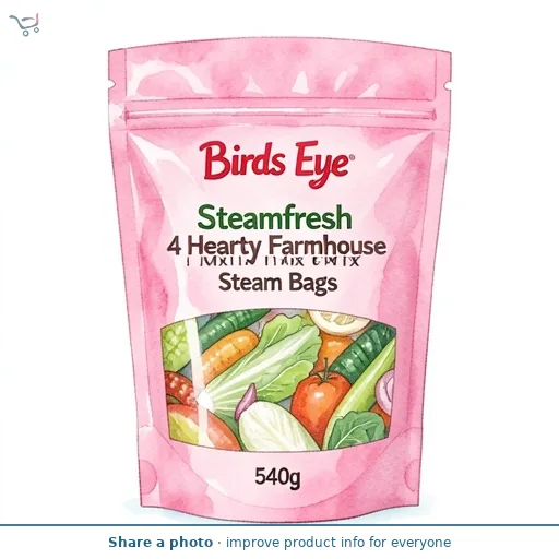 Birds Eye Steamfresh Hearty Farmhouse Mix Steam Bags x4 540g