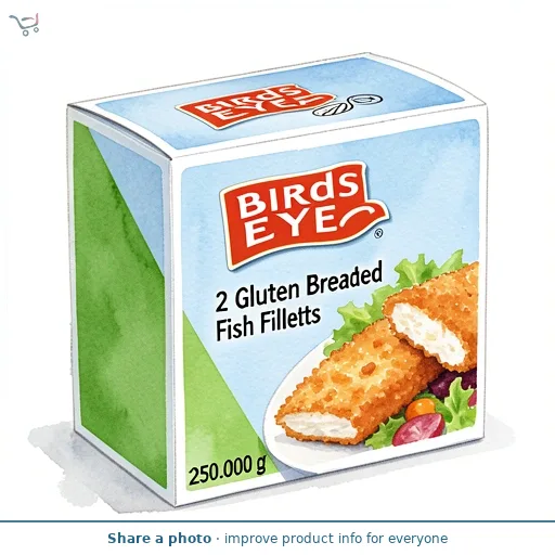 Birds Eye 2 Gluten Free Breaded Fish Fillets