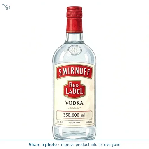 Smirnoff Red Label Vodka 35cl