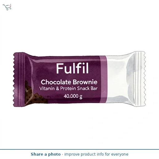 FULFIL Chocolate Brownie Vitamin & Protein Snack Bar