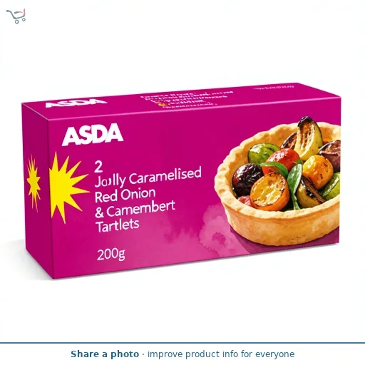 ASDA 2 Jolly Caramelised Red Onion & Camembert Tartlets 200g