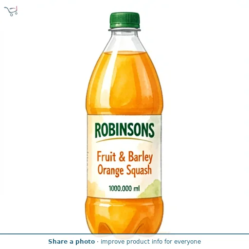 Robinsons Fruit & Barley Orange Squash