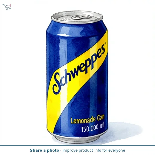 Schweppes Lemonade Can