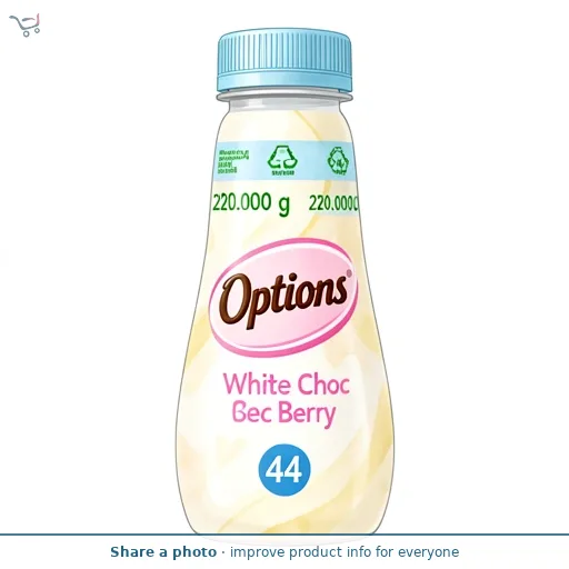 Options White Choc Berry 220g