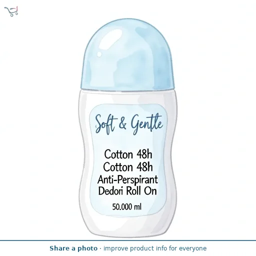 Soft & Gentle Cotton 48h Anti-Perspirant Deodorant Roll On 