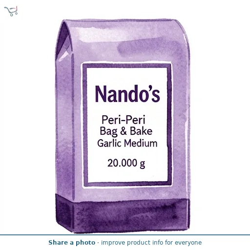 Nando's Peri-Peri Bag & Bake Garlic Medium 20g