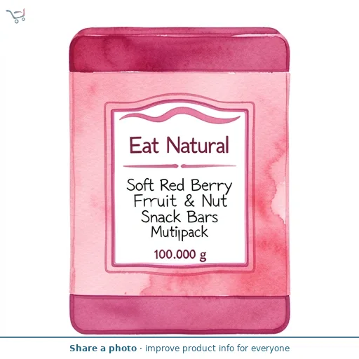 Eat Natural Soft Red Berry Fruit & Nut Snack Bars Multipack
