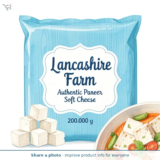 Lancashire Farm Authentic Paneer Soft Cheese