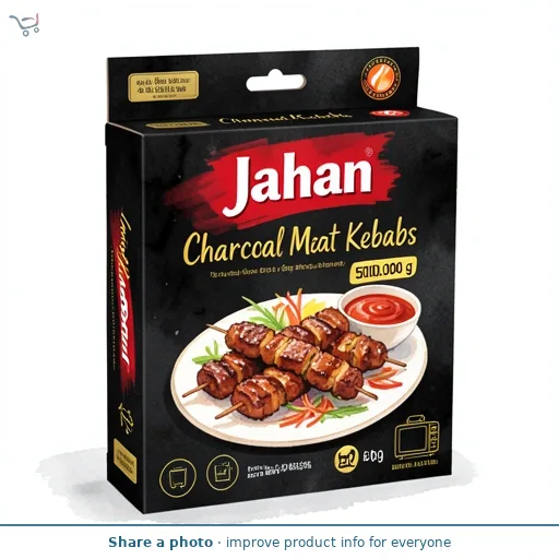 Jahan 10 Premium Charcoal Cooked Meat Kebbabs 500g