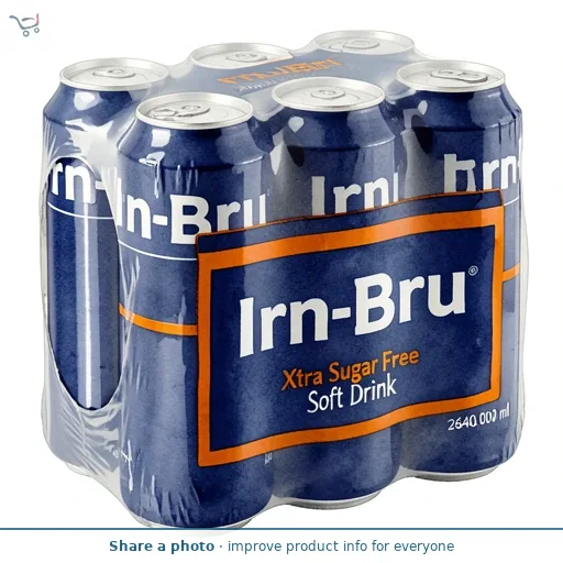 IRN-BRU ZERO Sugar Soft Drink Can Multipack 8x330ml