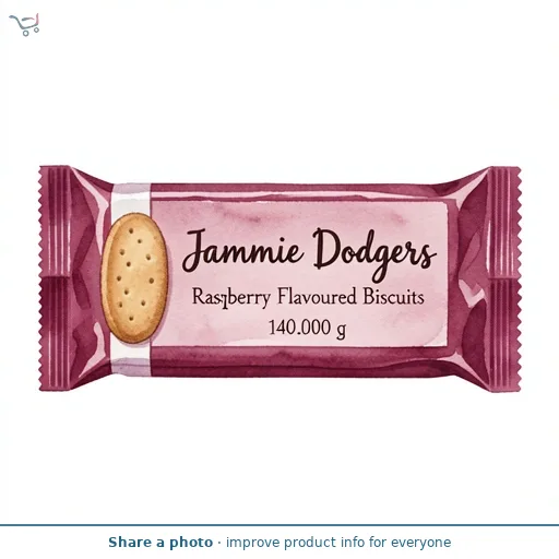 Jammie Dodgers Raspberry Flavoured Biscuits