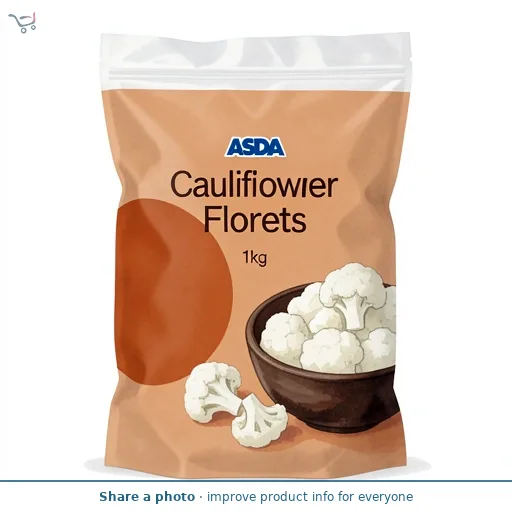 ASDA Cauliflower Florets 1kg