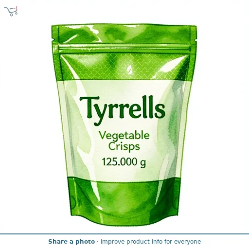 Tyrrells Vegetable Crisps 125g
